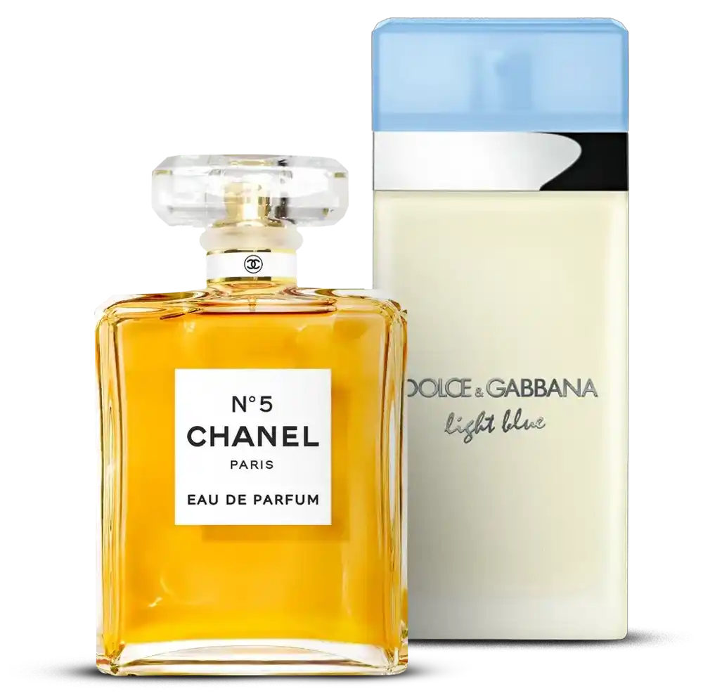 + 2 Perfumes Premium: Chanel Nº5 + Light Blue! (Premium Pro)